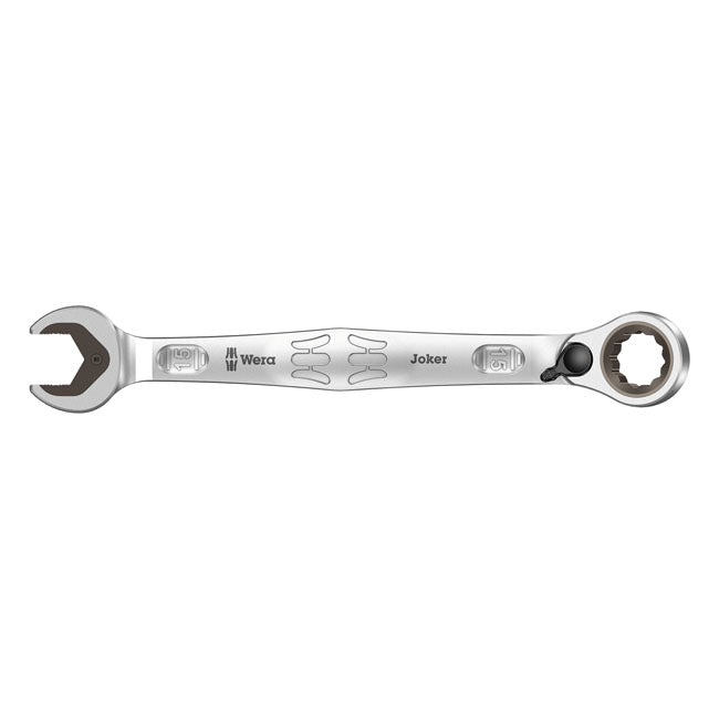 Wera Ratcheting Wrench Joker Switch Open/Box End - Metric 15 – 15 mm Bolts and Nuts