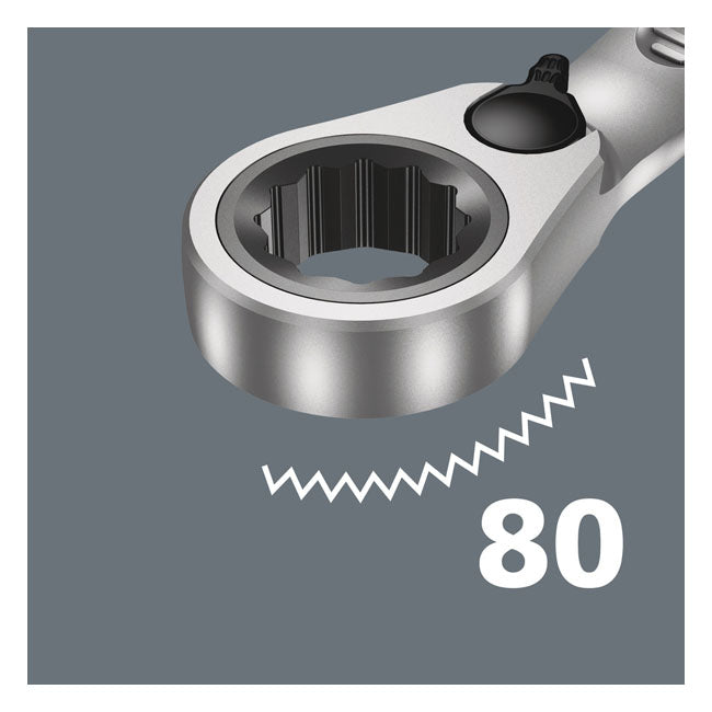 Wera Ratcheting Wrench Set Joker Switch - US Sizes – 7/16"; 1/2"; 9/16"; 3/4" Bolts and Nuts
