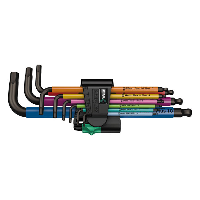 Wera Hex Key Set Multicolor - Metric – 1.5; 2.0; 2.5; 3.0; 4.0; 5.0; 6.0; 8.0; 10.0…