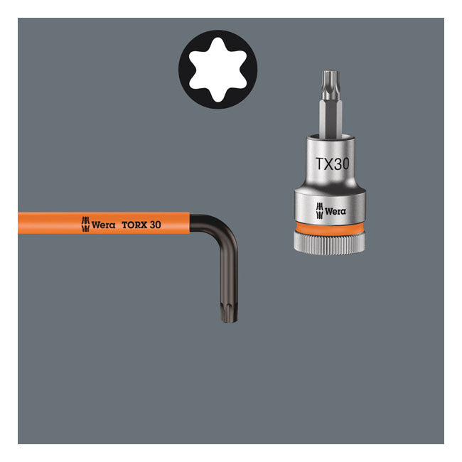 Wera Torx® Key Multicolor Bright Orange - Tx30 – Tx30 Torx® Bolts