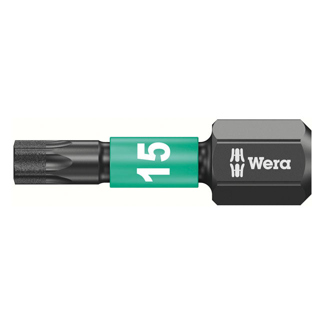 Wera 1/4" Bit for Torx® Screws Impaktor Tx15