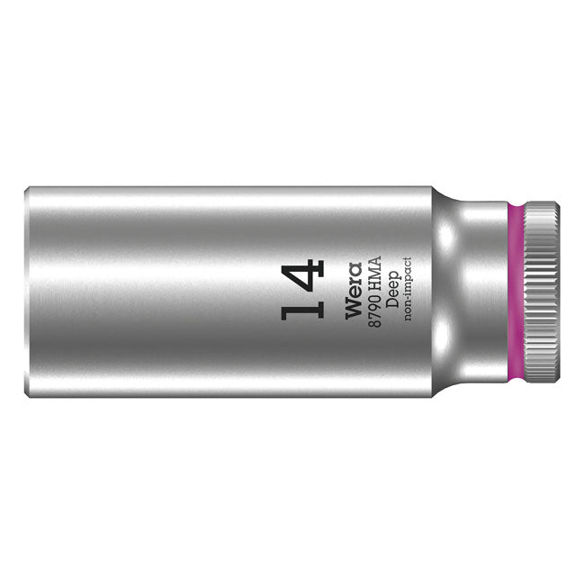 Wera Deep Socket Size 14 mm – 1/4" Drive