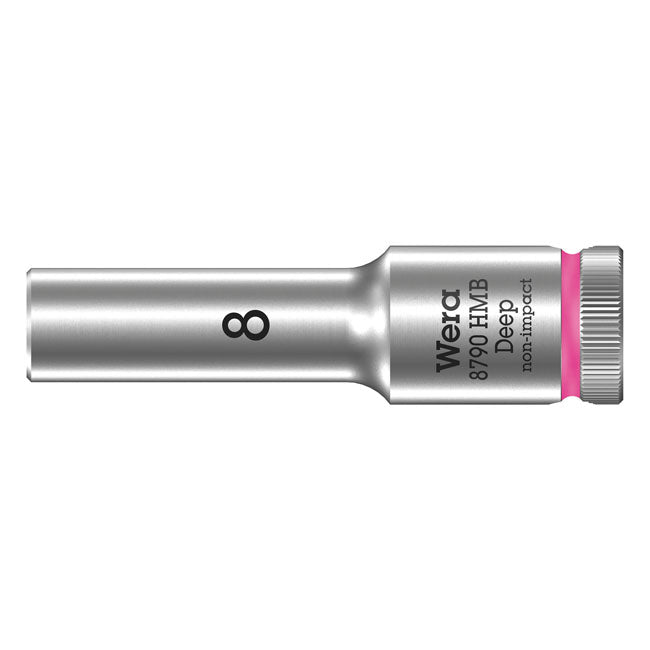 Wera Deep Socket Size 8 mm – 3/8" Drive