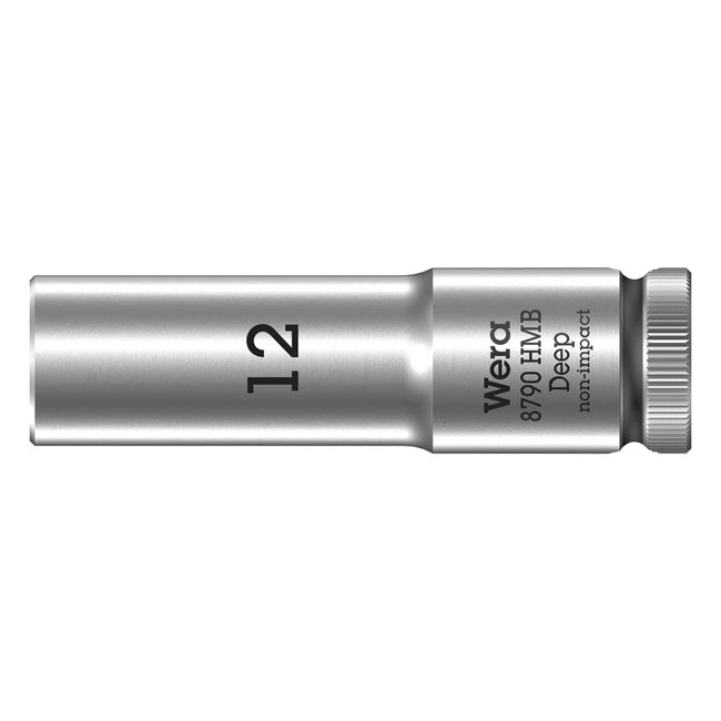 Wera Deep Socket Size 12 mm – 3/8" Drive