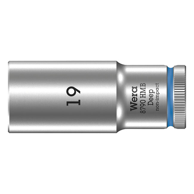Wera Deep Socket Size 19 mm – 3/8" Drive
