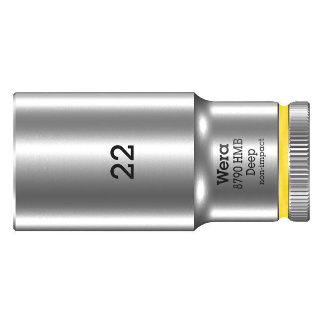 Wera Deep Socket Size 22 mm – 3/8" Drive