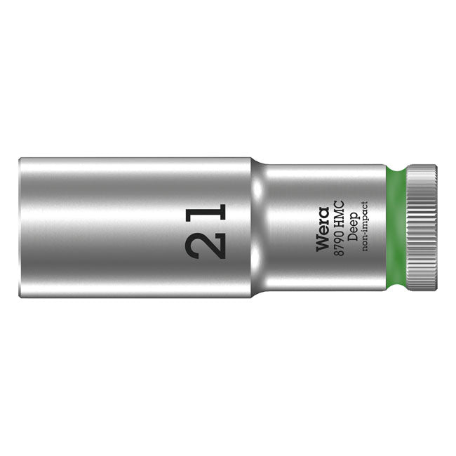 Wera Deep Socket Size 21 mm – 1/2" Drive