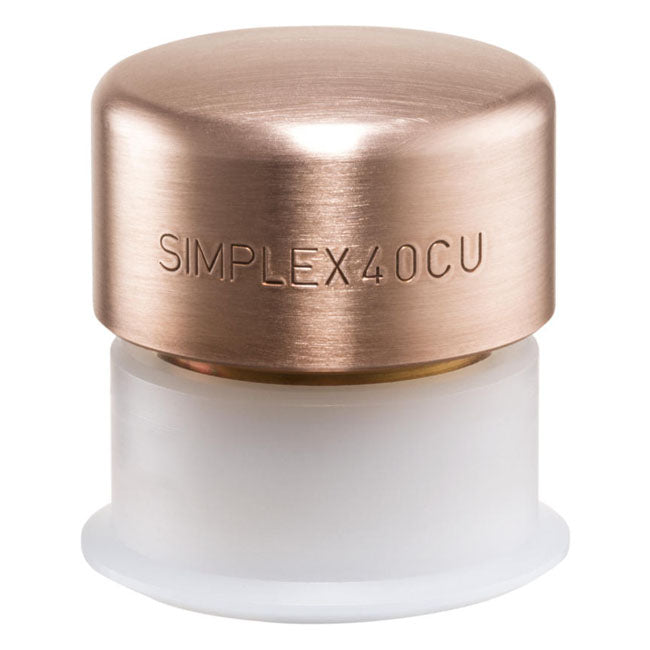 Halder Insert for Simplex Mallet 30 mm Copper - Very Hard – Simplex Mallet with Head Diameter of…