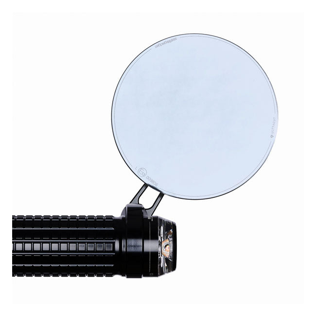 Motogadget Mo.view Street Glassless Mirror Black – for 22 mm and 1 inch Handlebar