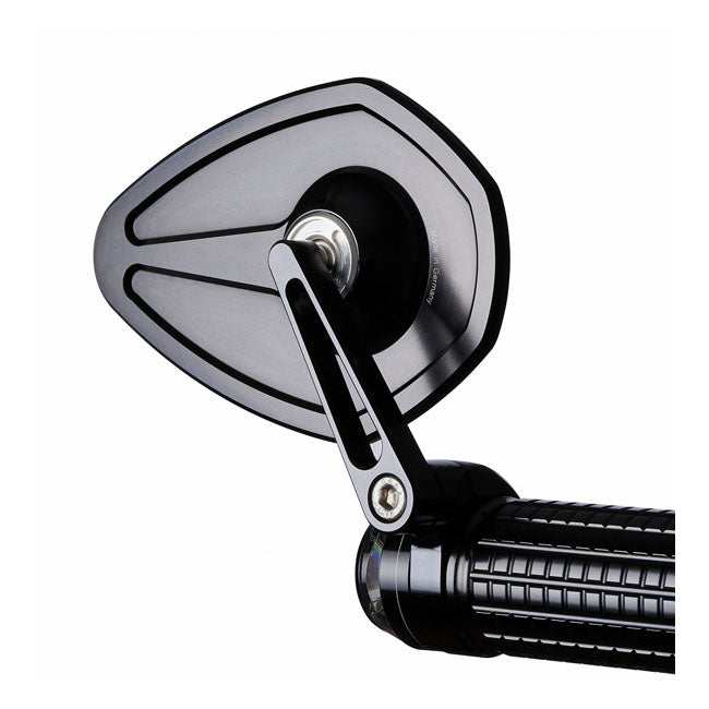 Motogadget Mo.view Pace Glassless Mirror Black – for 22 mm and 1 inch Handlebar