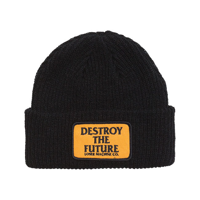 Loser Machine Company Token Beanie Black – One Size Fits Most