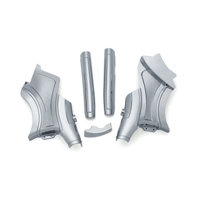 Kuryakyn Neck Covers Chrome – Indian: 2014–2021 Chieftain; Roadmaster…