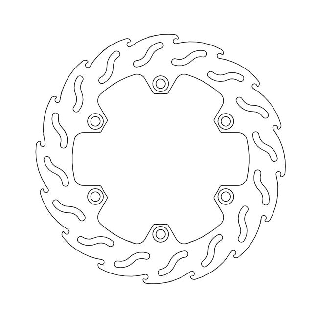 Moto-Master Flame Series Fixed Brake Rotor – Front Left: HONDA: 1987–1990; 1991–1996…