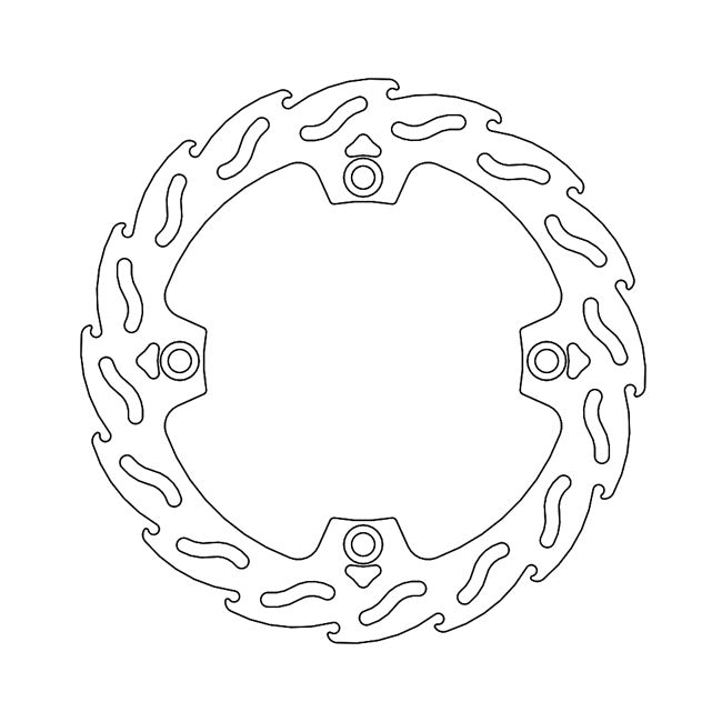 Moto-Master Flame Series Fixed Brake Rotor – Front Left: HONDA: 1988–1992; 1993–2002…