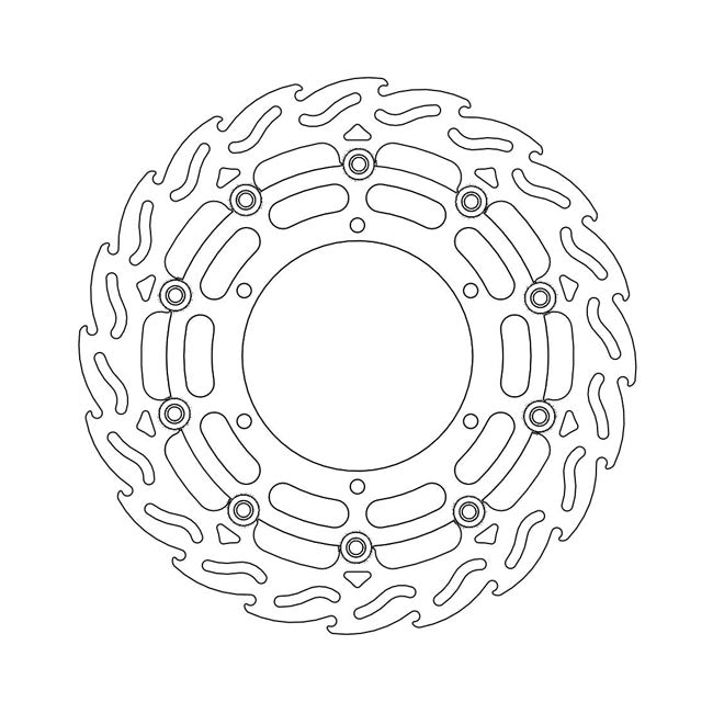 Moto-Master Flame Series Floating Brake Rotor – Front Left: YAMAHA: 2003–2021 FJR 1300…