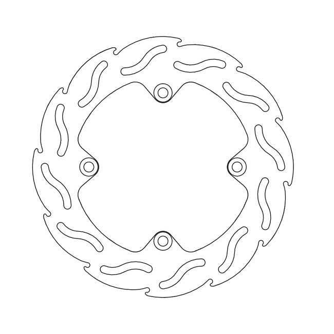Moto-Master Flame Series Brake Rotor – Rear: DUCATI: 1997–2003 748 Biposto; 00…