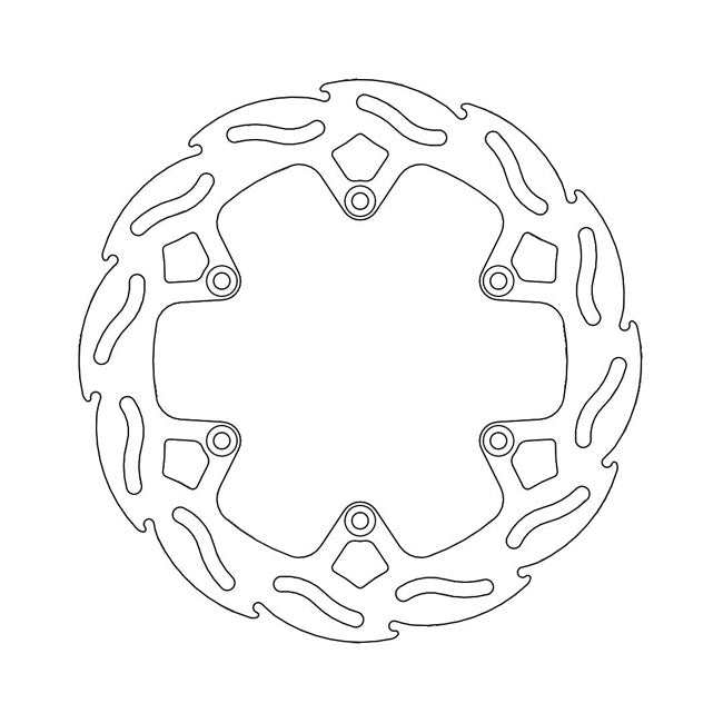 Moto-Master Flame Series Brake Rotor – Rear: KTM: 1994-1998 620 DUKE I…