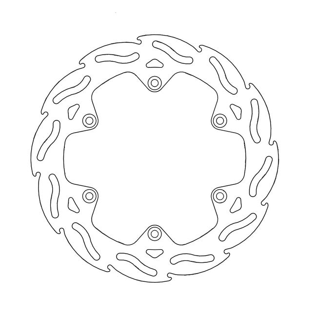 Moto-Master Flame Series Brake Rotor – Rear: SUZUKI: 2000–2017 DR-Z 400 E; 2000…