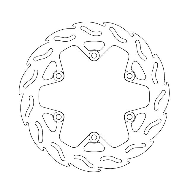 Moto-Master Flame Series Brake Rotor – Rear: YAMAHA: 1990–1995 FZR 600 R; 1989…