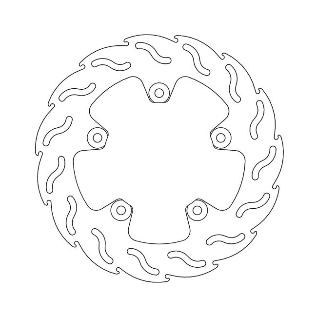 Moto-Master Flame Series Brake Rotor – Rear: DUCATI: 2003–2007 749 R; 2003–2007…