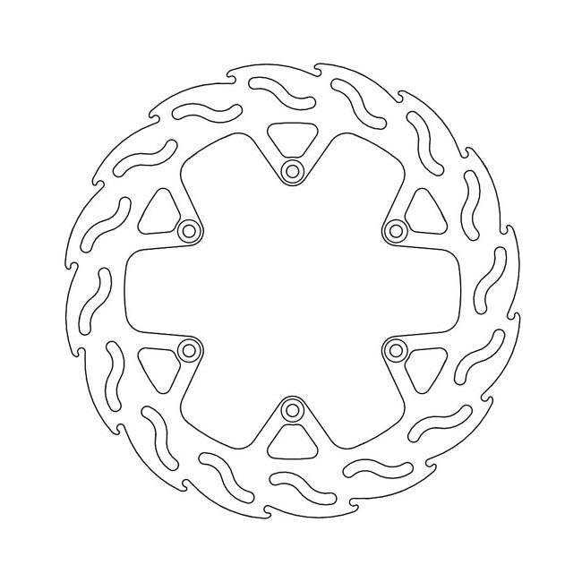 Moto-Master Flame Series Brake Rotor – Rear: KTM: 2008–2010 690 Enduro…