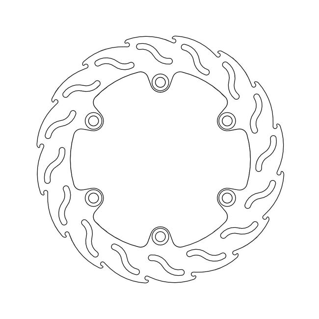Moto-Master Flame Series Brake Rotor – Rear: SUZUKI: 2008–2011 B-King 1300…