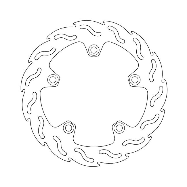 Moto-Master Flame Series Brake Rotor – Rear: SUZUKI: 06 Bandit 1200 S (ABS)…