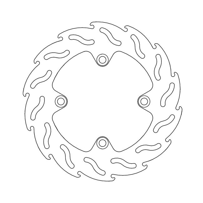 Moto-Master Flame Series Brake Rotor – Rear: HONDA: 1997–2003 CB 500; 1992–2001…