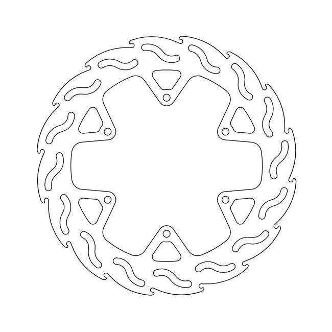 Moto-Master Flame Series Brake Rotor – Rear: KTM: 2006–2013 990 Adventure R…
