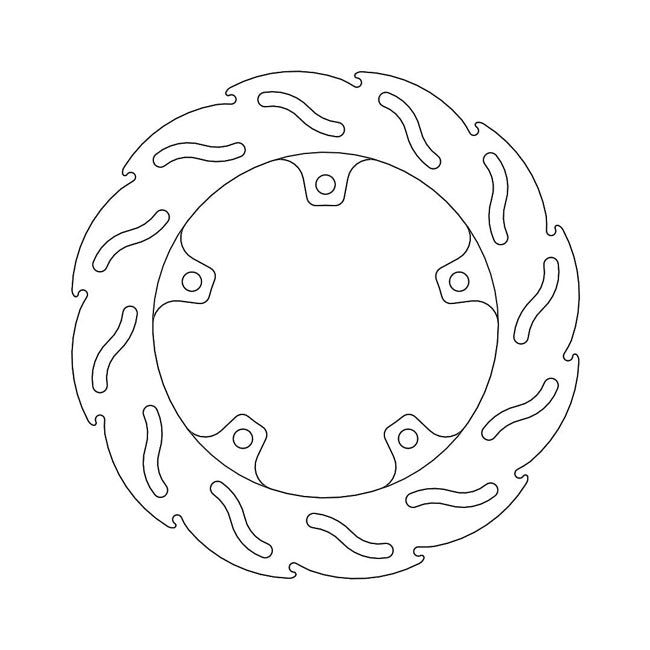 Moto-Master Flame Series Brake Rotor – Rear: APRILIA: 2020–2022 RS 660…