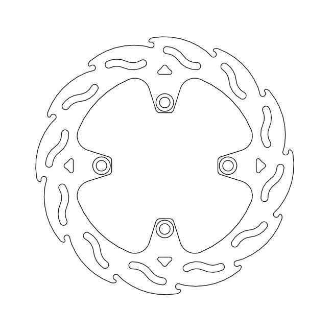Moto-Master Flame Series Brake Rotor – Rear: TRIUMPH: 1999–2004 Sprint RS 955…