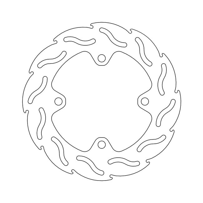 Moto-Master Flame Series Brake Rotor – Rear: KAWASAKI: 2008–2015; 2016–2022…