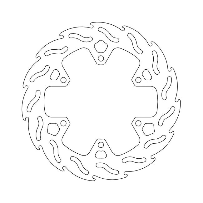 Moto-Master Flame Series Brake Rotor – Rear: DUCATI: 1993–2002 M 900 Monster…