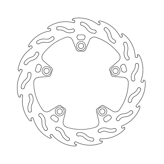 Moto-Master Flame Series Brake Rotor – Rear: SUZUKI: 2021–2022 GSX-S 950 (ABS)…