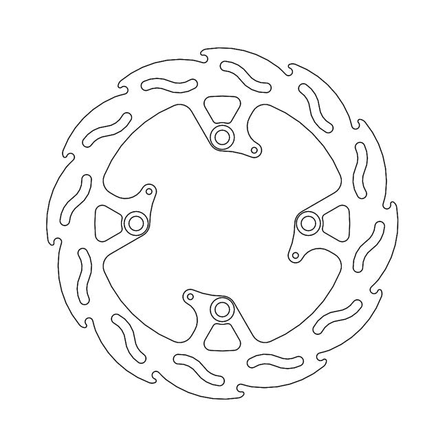 Moto-Master Flame Series Brake Rotor – Rear: TRIUMPH: 2011–2020 Tiger 800 (All…