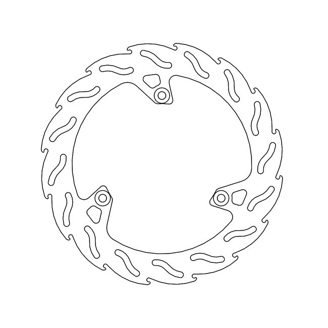 Moto-Master Flame Series Brake Rotor – Rear: YAMAHA: 04; 2005–2013 Majesty 400…