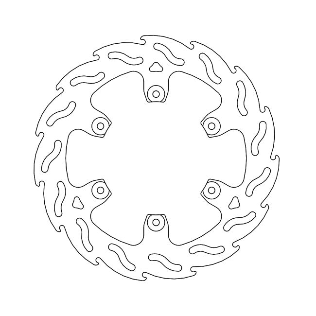Moto-Master Flame Series Brake Rotor – Rear: KTM: 2014–2022 690 Enduro R (ABS)…