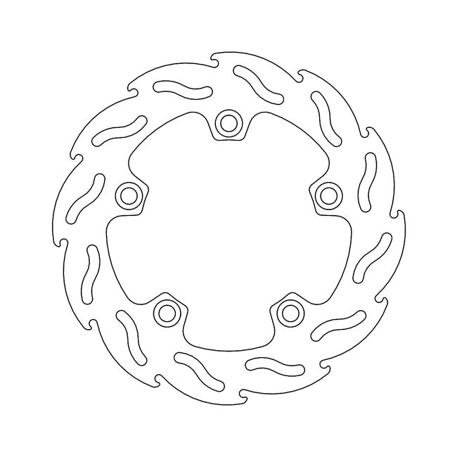 Moto-Master Flame Series Brake Rotor – Rear: SUZUKI: 2017–2022 GSX-R 1000 R…