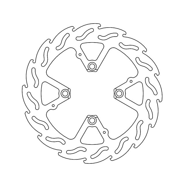 Moto-Master Flame Series Brake Rotor – Rear: DUCATI: 2017–2018 Diavel 1200…