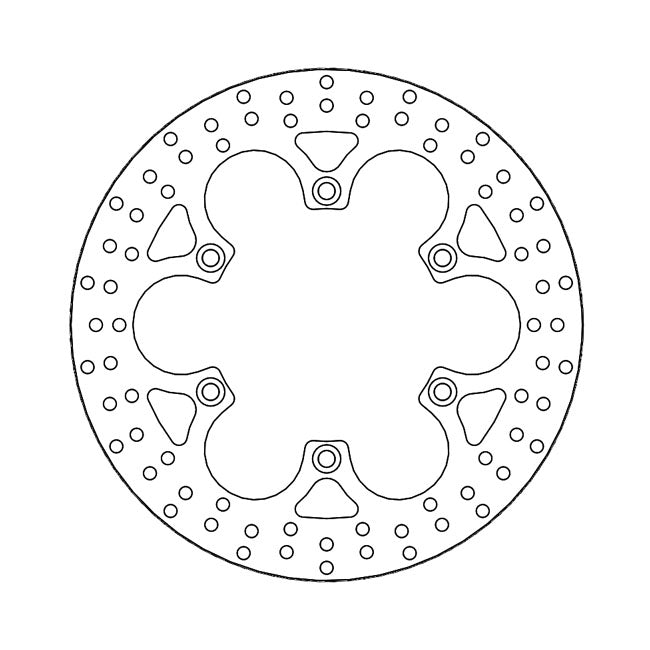 Moto-Master Halo Series Fixed Brake Rotor – Front Left: HONDA: 1988–1990 NT 650 Hawk…