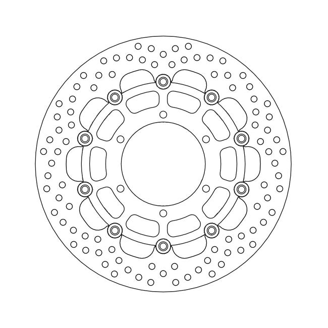 Moto-Master Halo Series Floating Brake Rotor – Front Left: SUZUKI: 08 GSX-R 600; 2008…