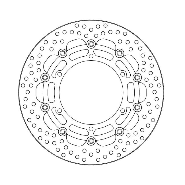 Moto-Master Halo Series Floating Brake Rotor – Front Left: YAMAHA: 2002–2006 BT 1100…