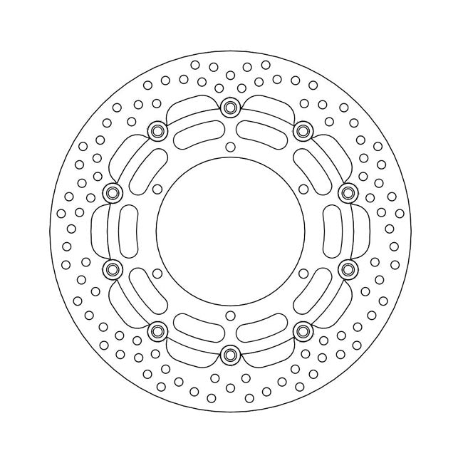 Moto-Master Halo Series Floating Brake Rotor – Front Left: YAMAHA: 2003–2021 FJR 1300…