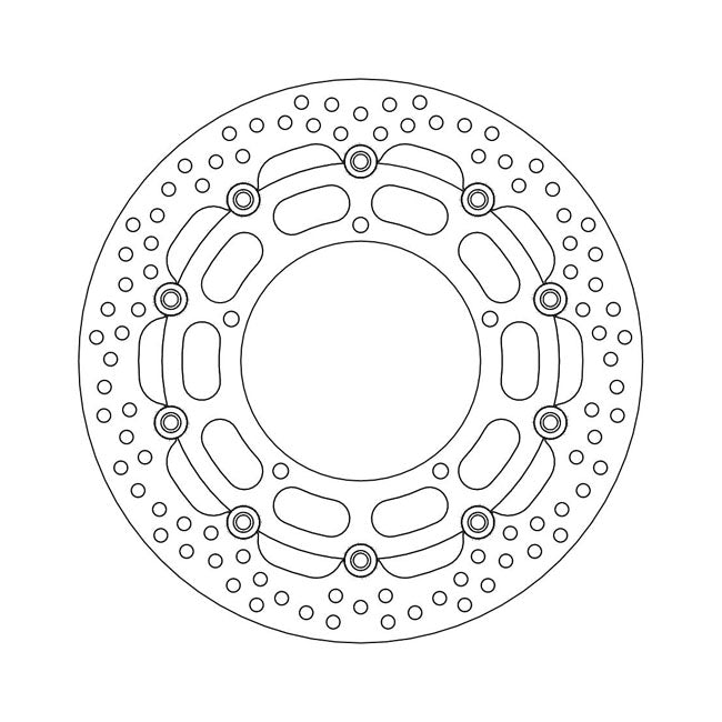 Moto-Master Halo Series Floating Brake Rotor – Front Left: YAMAHA: 2009–2014 YZF R1…