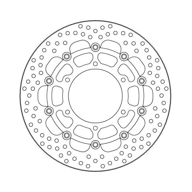 Moto-Master Halo Series Floating Brake Rotor – Front Left: SUZUKI: 2021–2022 GSX-S 950…