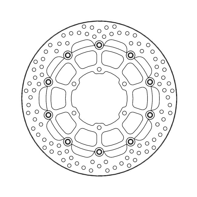 Moto-Master Halo Series Floating Brake Rotor – Front Left: SUZUKI: 2017–2022 GSX-R 1000…