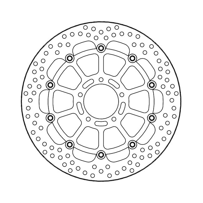 Moto-Master Halo Series Floating Brake Rotor – Front Left: DUCATI: 2017–2020 Scrambler…