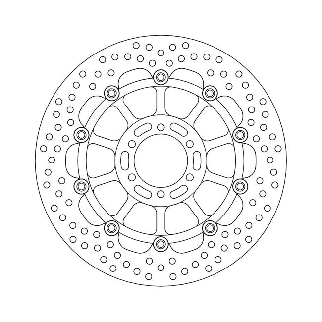 Moto-Master Halo Series Floating Brake Rotor – Front Left: DUCATI: 1990–1991 PASO 907…