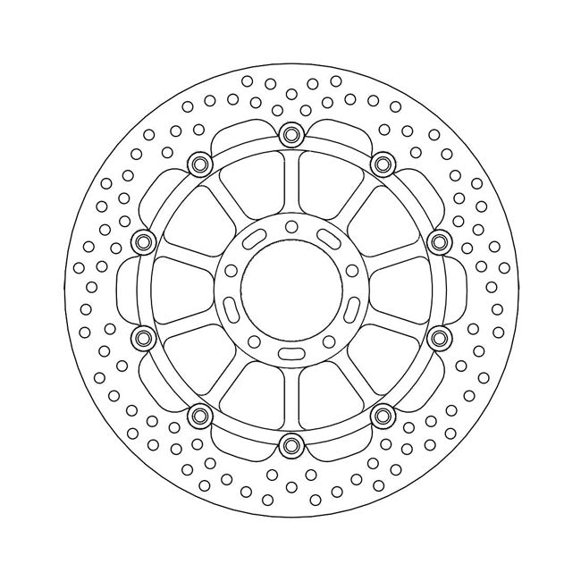 Moto-Master Halo Series Floating Brake Rotor – Front Left: DUCATI: 22 DesertX 950…