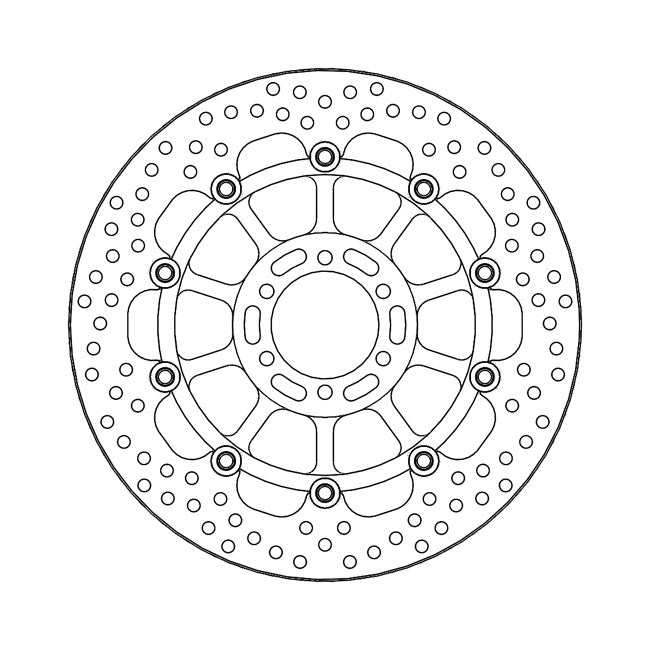 Moto-Master Halo Series Floating Brake Rotor – Front Left: KTM: 2005–2007 950…